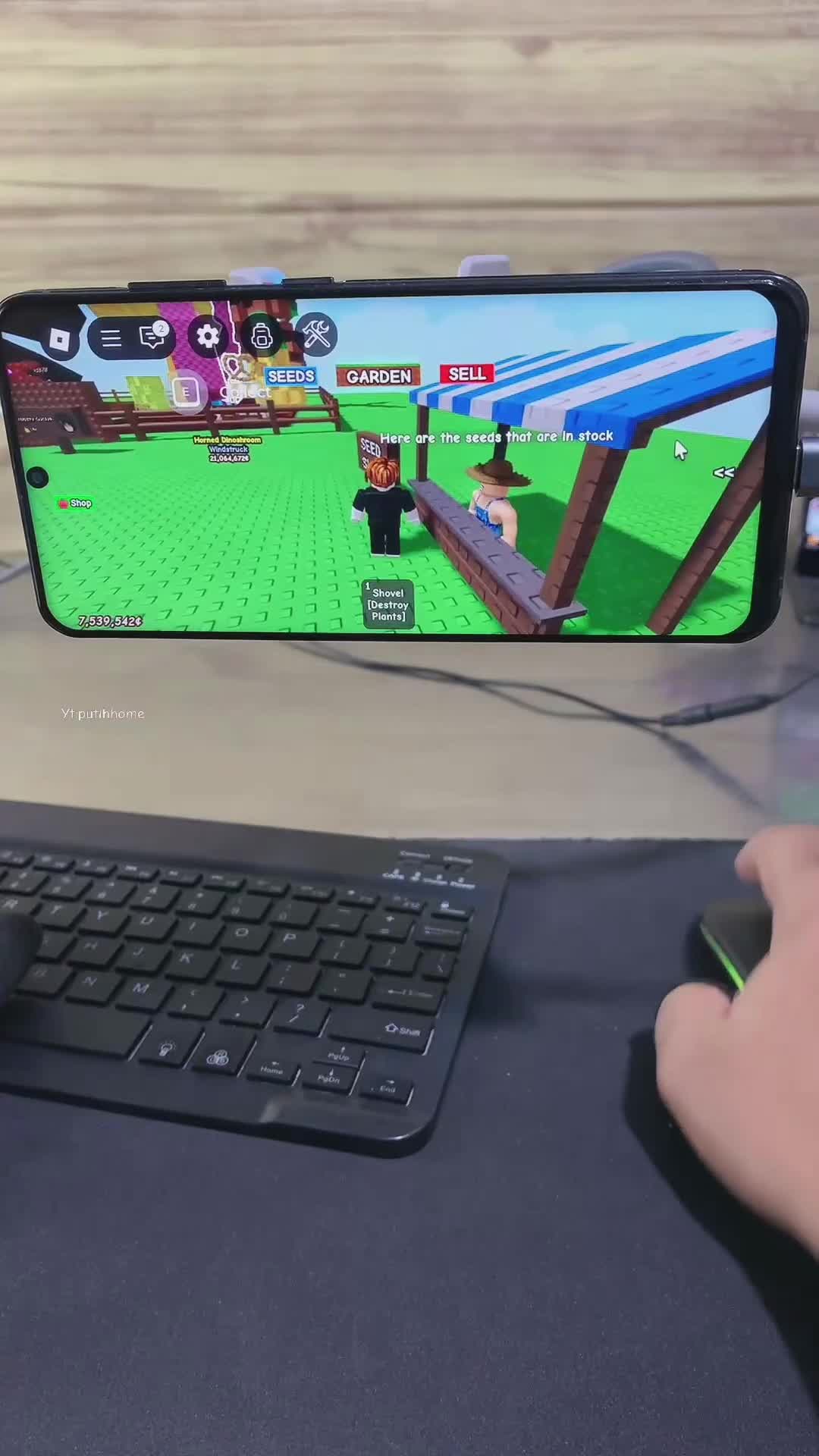 Roblox #keyboard #android #roblox #putihhome 