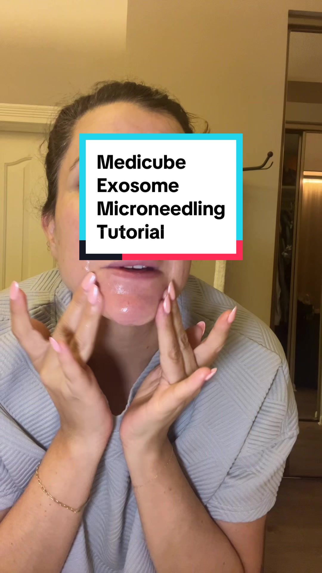 Replying to @art_4_the_soul✅ here’s a full tutorial! @Medicube Global #exosomes #exosome #microneedling #liquidmicroneedling #medicube #skincare #acne #cloggedpores #oilyskin 