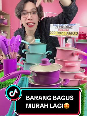 Barang bagus harga murah kaya gini ga pakai waktu lama udah pasti HABIS, buruan join live jangan sampai kehabisan‼️ #rizkychikay #fyp #masukberanda #panciset13pcs #shoptokopedia 