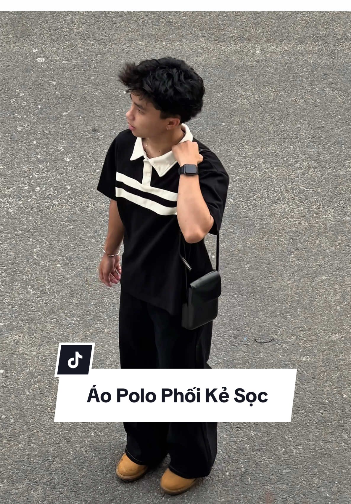 Mãi mới tìm được con áo polo mặc siêu ưng. Form không quá rộng hay quá bó, mặc tôn dáng với đẹp mà giá rẻ nữa #ao #aothun #aopolo 