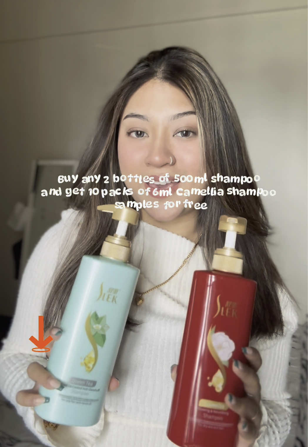 The secret to shiny hair These shampoo ! 🫧  @SLEK Malaysia  #slekmypartner #slek #shampo #haircare 