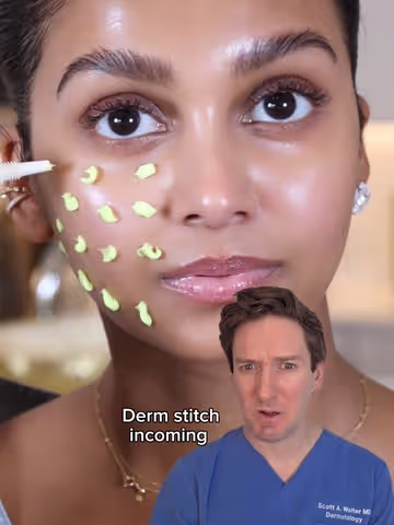 How to apply your retinal like a dermatologist, not a cake froster! (with a review of the Seoul 1988 retinal Eye cream on the side) Stitch w/ @Ammu Beauty  #retinal #seoul1988 #retinol #derm #eyecream 