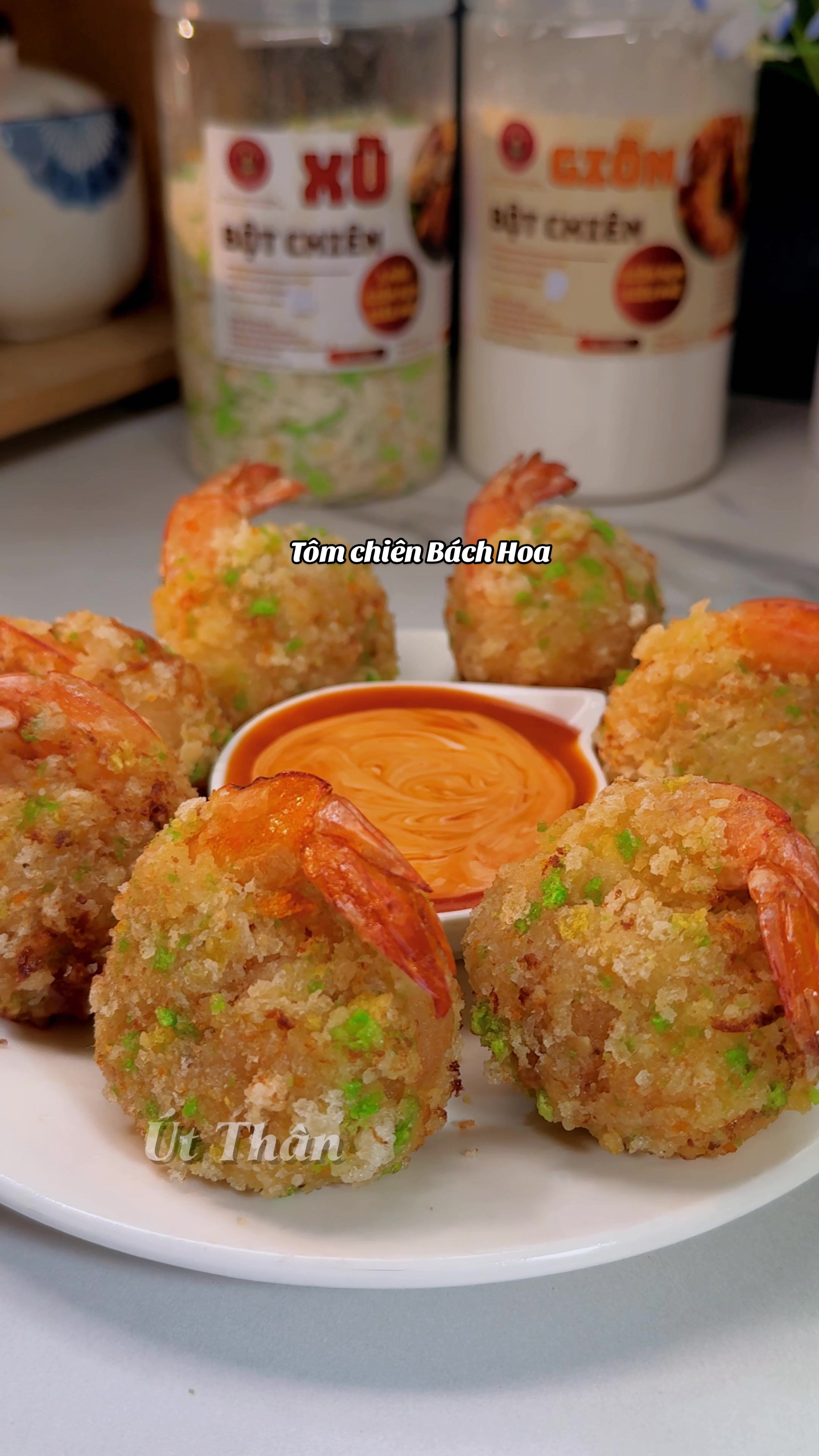 Tôm chiên bách hoa – giòn rụm bên ngoài, ngọt thơm bên trong  #monngonmoingay #tomchienbachhoa #amthucnhalam #xuhuongtiktok #learnontiktok 