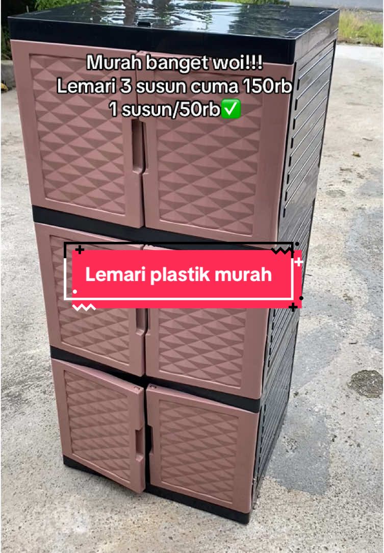 Promo lemari murah 3 susun harga cuma 150rb #lemari #lemaripakaian #lemaribaju #lemariplastik #lemarisusun #lemari3susun #lemariaestetic 