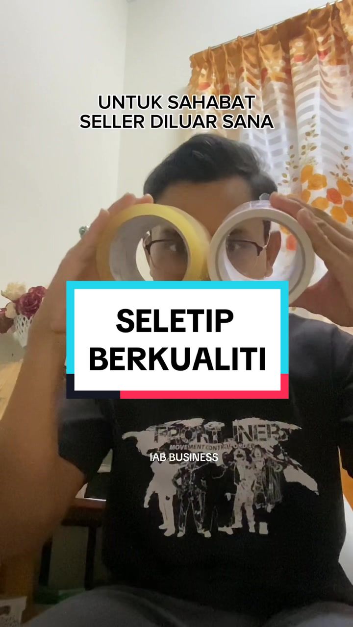 SELETIP RECOMMENDED, BELI SINI BANYAK-BANYAK DAPAT MURAH, BERKUALITI #seletip #IABbusiness #shoppingonline #pasarayaIAB #seller #affiliatetiktok  #cikgu #packagingtape 