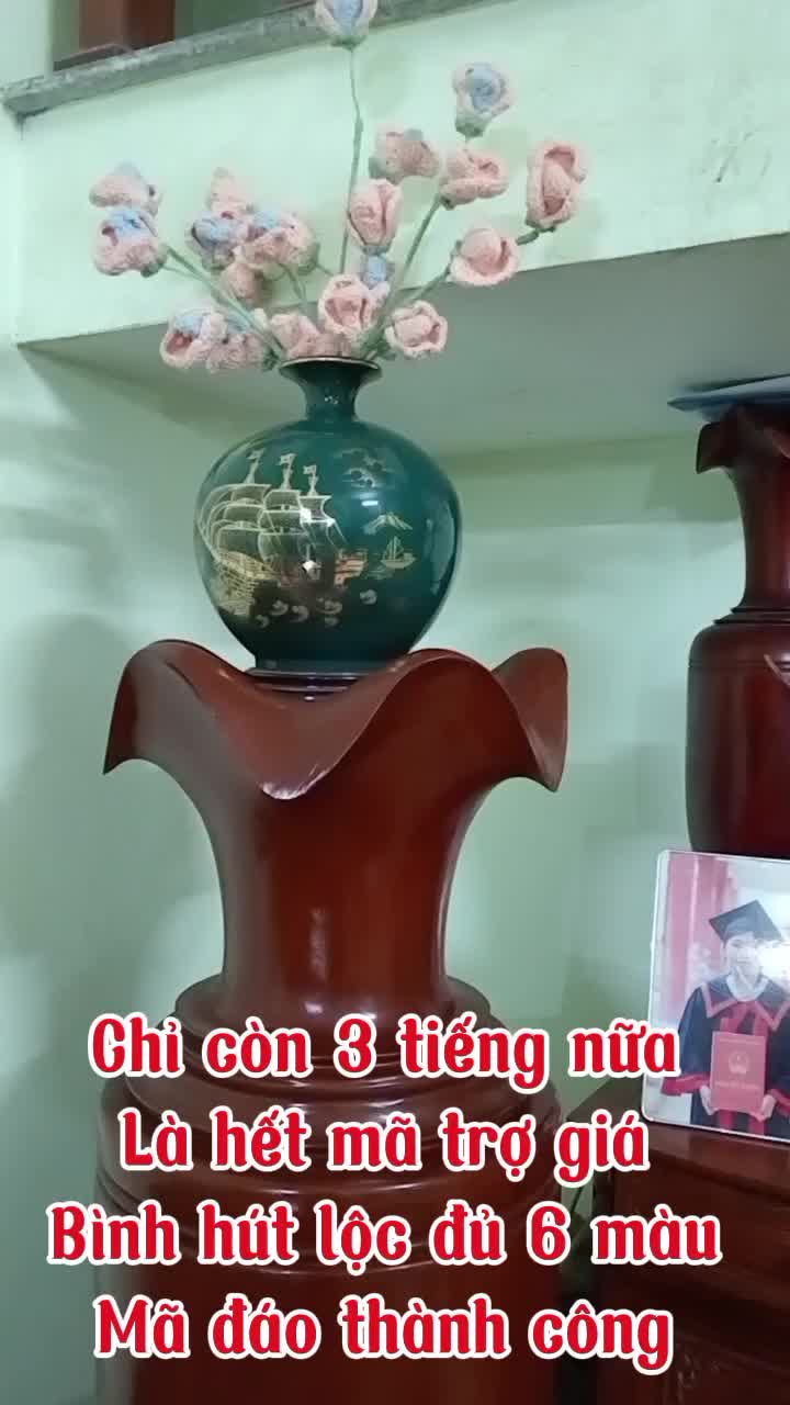 Bình hút tài lộc, 6 màu,mã đáo thành công,hôm nay TikTok trợ giá, các bác nhanh tay kẻo hết #xuhuongtiktok !