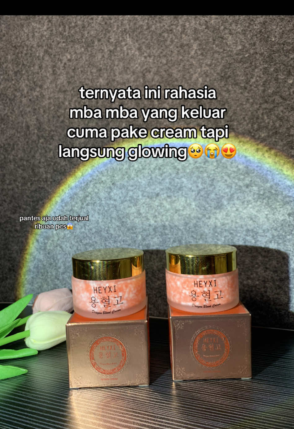 pake ini udah paling sat set💯 #heyxi #heyxiskincare #glowingcream #viral 