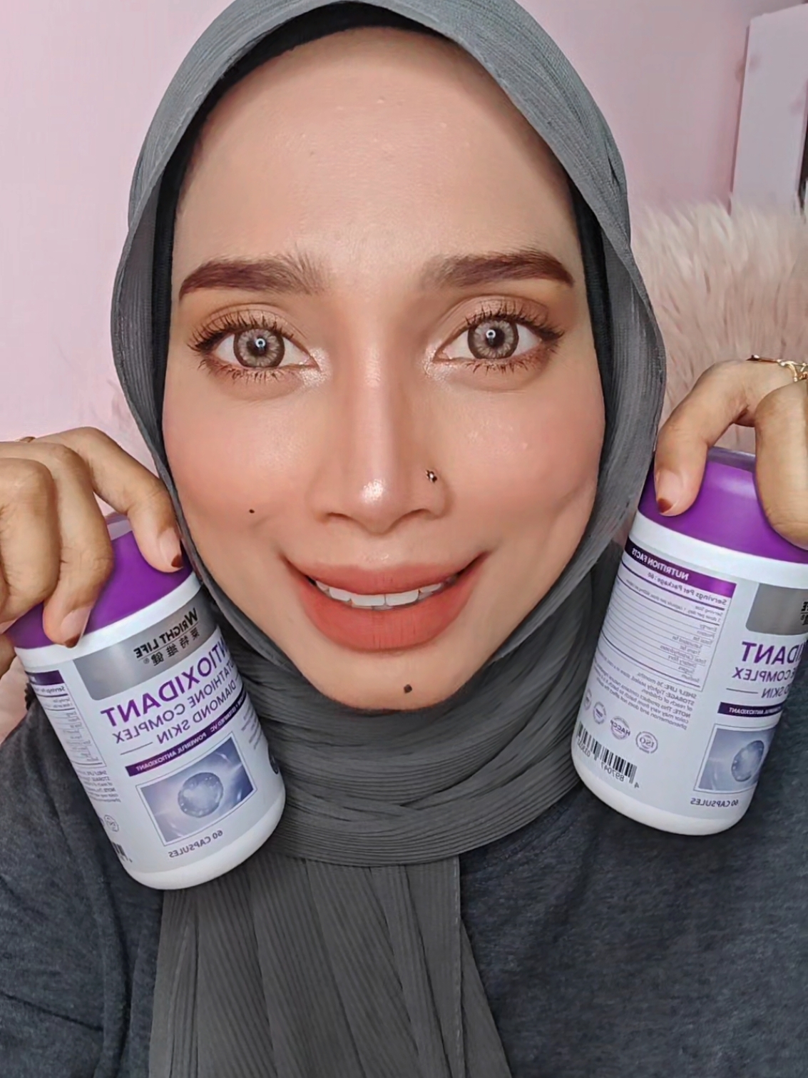 percayalah korang x akan menyesal consume diamond skin ni weh... berbaloi bila korang bangun pagi tengok skin makin cantik je....and detox perut ni kite ni... daripada kita mak mak yang selalu penat jadi bertenaga and senyum selalu #cantikselalu #wrightlife #skincare #supplement #kulitcerah #wanita #diamondskin #skincantik #belisekarang #fyp #terimakasihtiktok🙏🏼🥰 #ibuza #ibuzatiktoker #flawlessskin #flawless #glowingskincare #glowing 