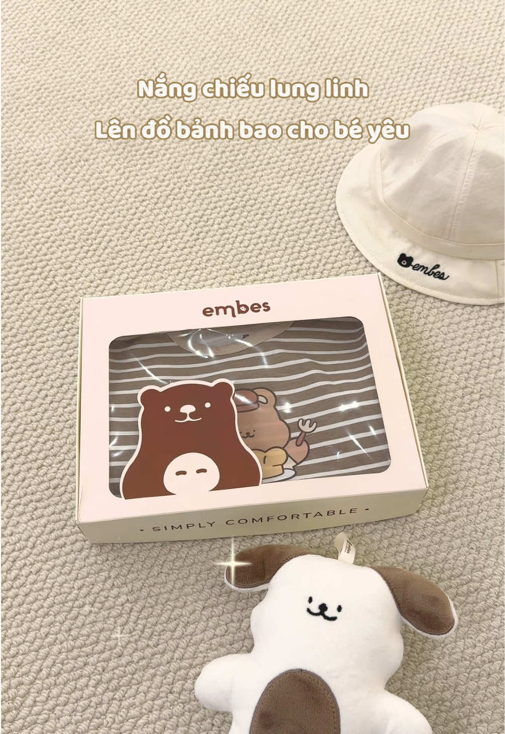 Mùa hè tới rồi, Embes gửi bé những set đồ bảnh bao, tươi tắn nhưng vẫn mềm mại dịu mát cho bé thoả sức tung tăng khám phá sắc màu mùa hè này ☀️#embes #embesvn #simplycomfortable 