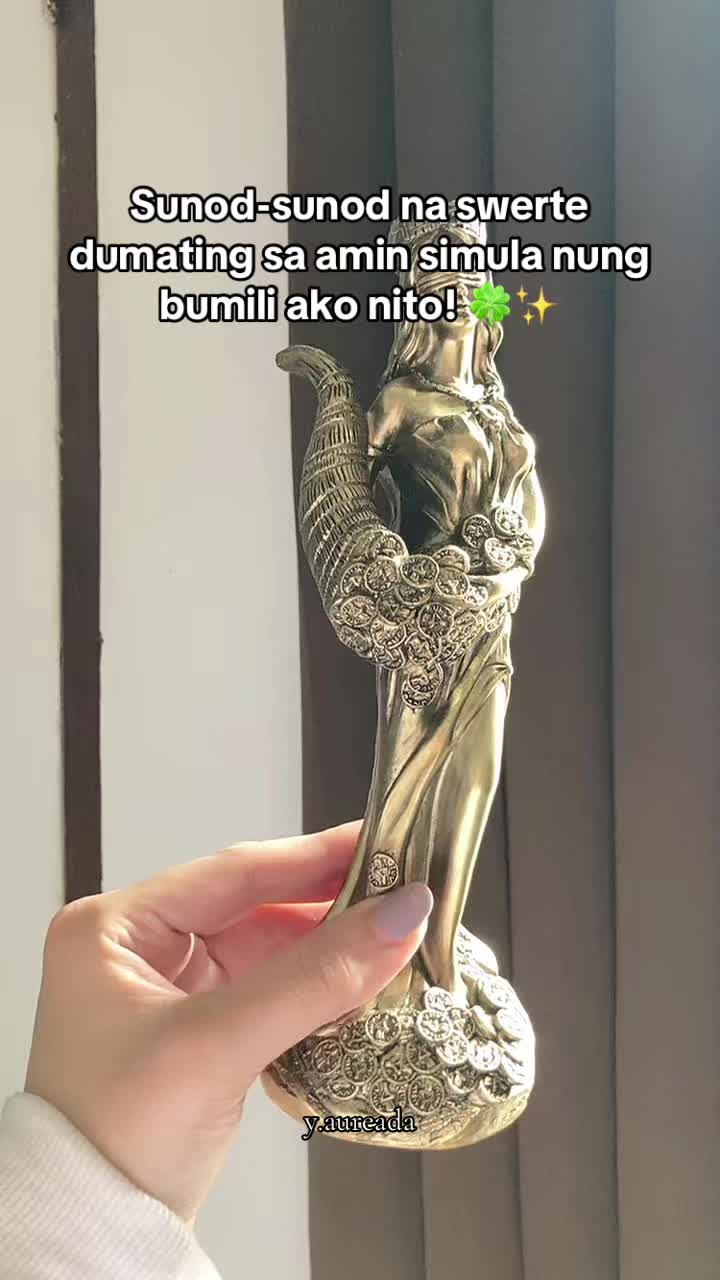 Buena Fortuna - Goddess of Fortune ✨ Kaya kung naghahanap ka ng pampaswerte or lucky charm this 2025. I higly recommend this Buena Fortuna Statue! 😍😍 #buenafortuna #buenafortunastatue #luckycharm #pampaswerte #luckycharm2025 #buenafortuna🍀 #buenafortunamanifesting #businesscharm #financialabundance #wealth #prosperity #seo #creatorsearchinsights 