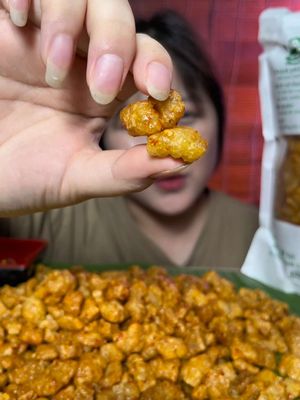 Tóp mỡ rim mắm #mukbangvideo #ăncungtiktok #rivewanngon #rivewdoan 