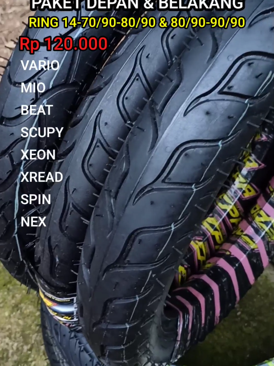 Ban motor matic ring 14 non tubles cocok untuk vario mio beat xeon XREAD scupy spin dan lainnya ban motor murah berkualitas #bantubetipematic #bannmax #banmotorjupiter #banmotorbaru #banmotorcross #banmotortrail #banmotormio #banmotormurah #banmotor #ban #bantraill #bantubles #banmotorvario #banmotorbebek #banmotormatic #bannontublesmatic #banmotormatictrail #bantublesmatic #banmotormatic14 