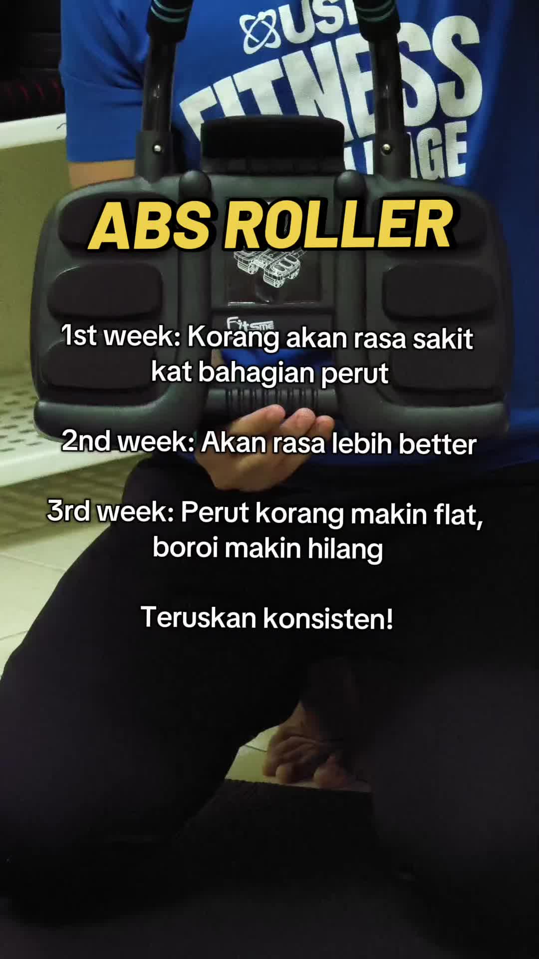#169 | Perut boroi tengok sini. Kalau serius nak kempiskan perut, kena take action sekarang.  Tuhan dah bagi amanah untuk jaga badan tu sebaik mungkin, betul? Siapa lagi nak yang ubah bentuk badan kalau bukan diri sendiri. #abs #absroller #absrollerworkout #absrollerexercise #absworkout #abdomenworkout #absroller4wheels #absroller6wheel #absrollerresults #absrollerbenefits #absrollerformen #absrollerbeginner #absworkouthome #absworkoutatgym #absroutineathome #absroutine #sixpack #sixpackchallenge #sixpackabs #sixpackworkout #sixpacks 