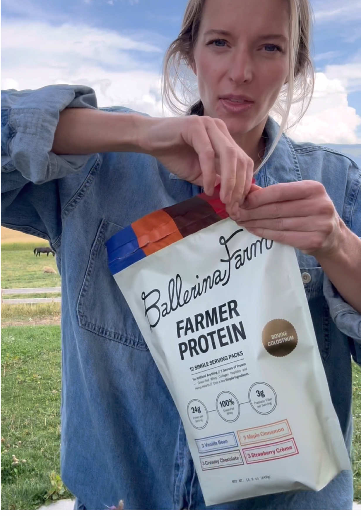 Variety pack of our colostrum farmer protein is back in stock 🌿🐄 What’s your favorite flavor? 