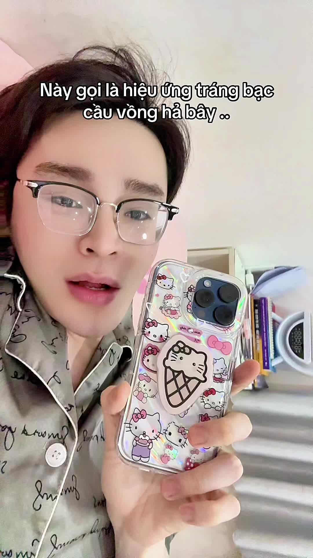 Ốp hello kitty ăn kemm hơi bị xinhhh