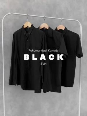 kemeja hitam polos🖤 #fyp #kemeja 