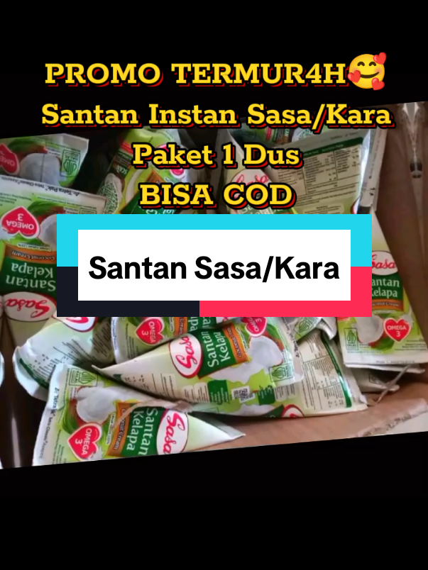 PROMO TERMURAH🥰 Santan Instan #santaninstan #santankara #santansasa #santan #viral #fyp #promo #diskon #gratisongkir #freeongkir #tebusmurah 