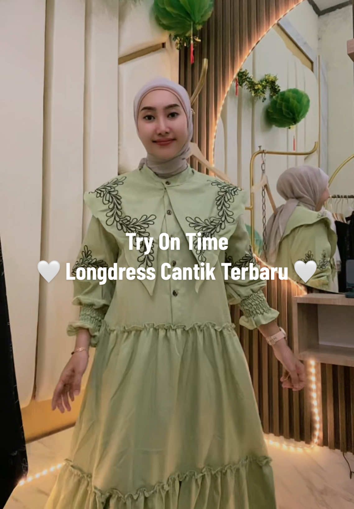 Rekomendasi Dress Viral Terkini 2025 ☘️ #fyp #RamadanEkstraSeru  #gamislebaran #rekomendasigamisterbaru #longdressterbaru #