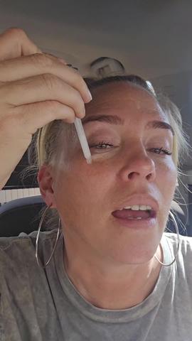 I am really starting to love this product ❤️. Just being real with you, my skincare/makeup gets done in my vehicle A LOT 🤣. Try it and see if you like it. I don't have a filter on either lol. Which I'm sure you can tell. I also purchased this with my own money. #skincare #koreanskincare #over40 #matureskin #fyp