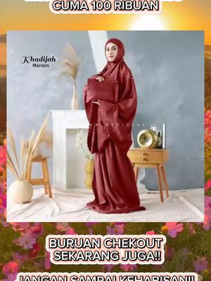 mukena Khadijah polos #mukenakhadijah #mukenapolosjumbo #ramadhanextraseru 