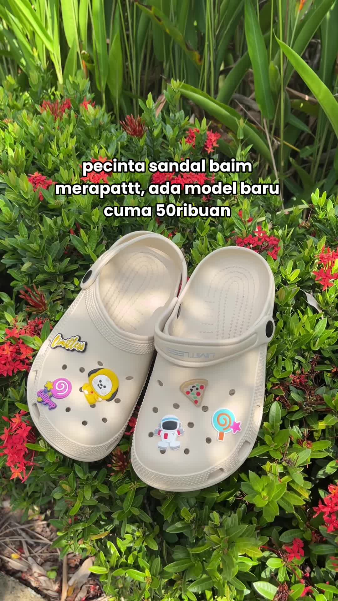sandal baim terbaru by limitless 💯🥰 ⚠️turun 1 size guys  #sandalwanita #sandallimitless #limitlesssandal #sandalbaim #sandalkekinian #promoguncang1212 #cuantanpabatas 