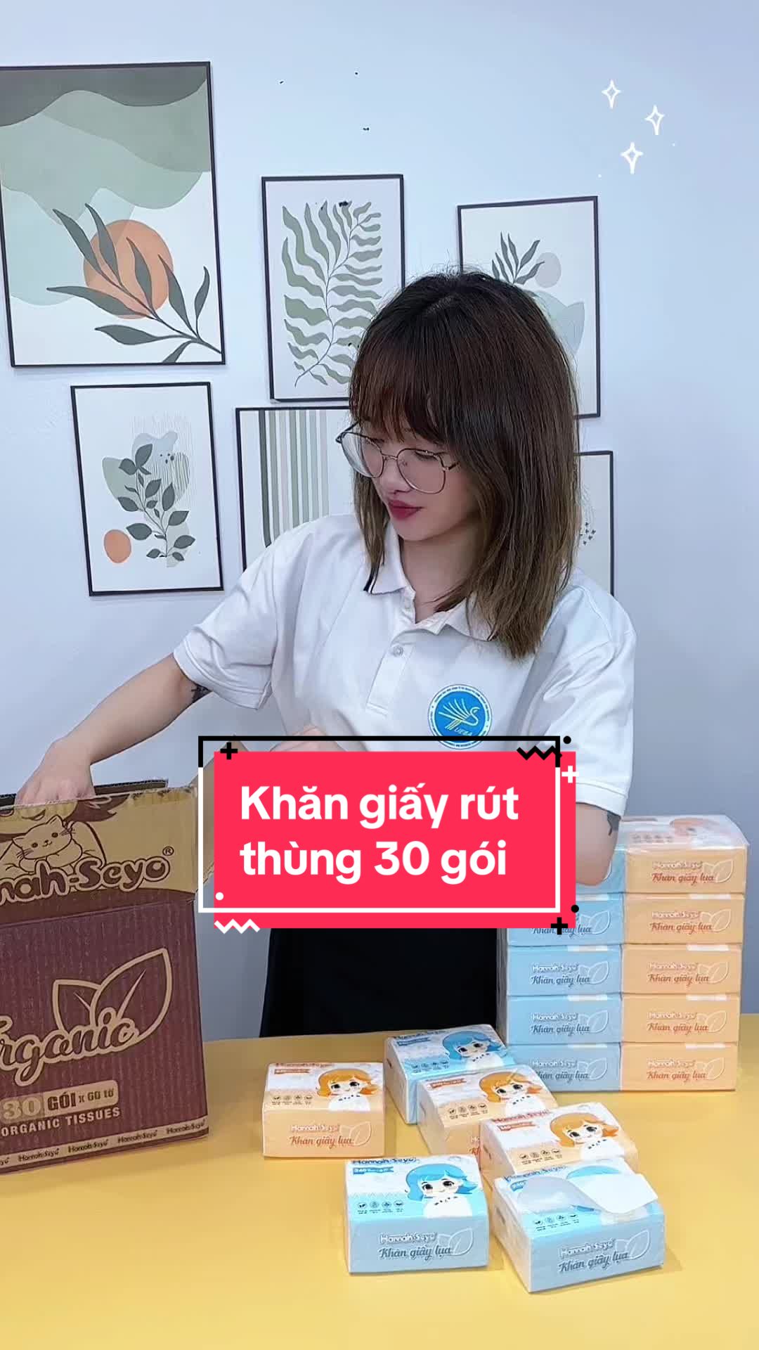 Khăn giấy rút thùng 30 gói giá chỉ hơn 100ka nhanh tay săn ngay săn liền nha cả nhà ơi !!! #Hannahseyo  #TikTokShop1111  #salevuivodoi  #muataitiktokshop 