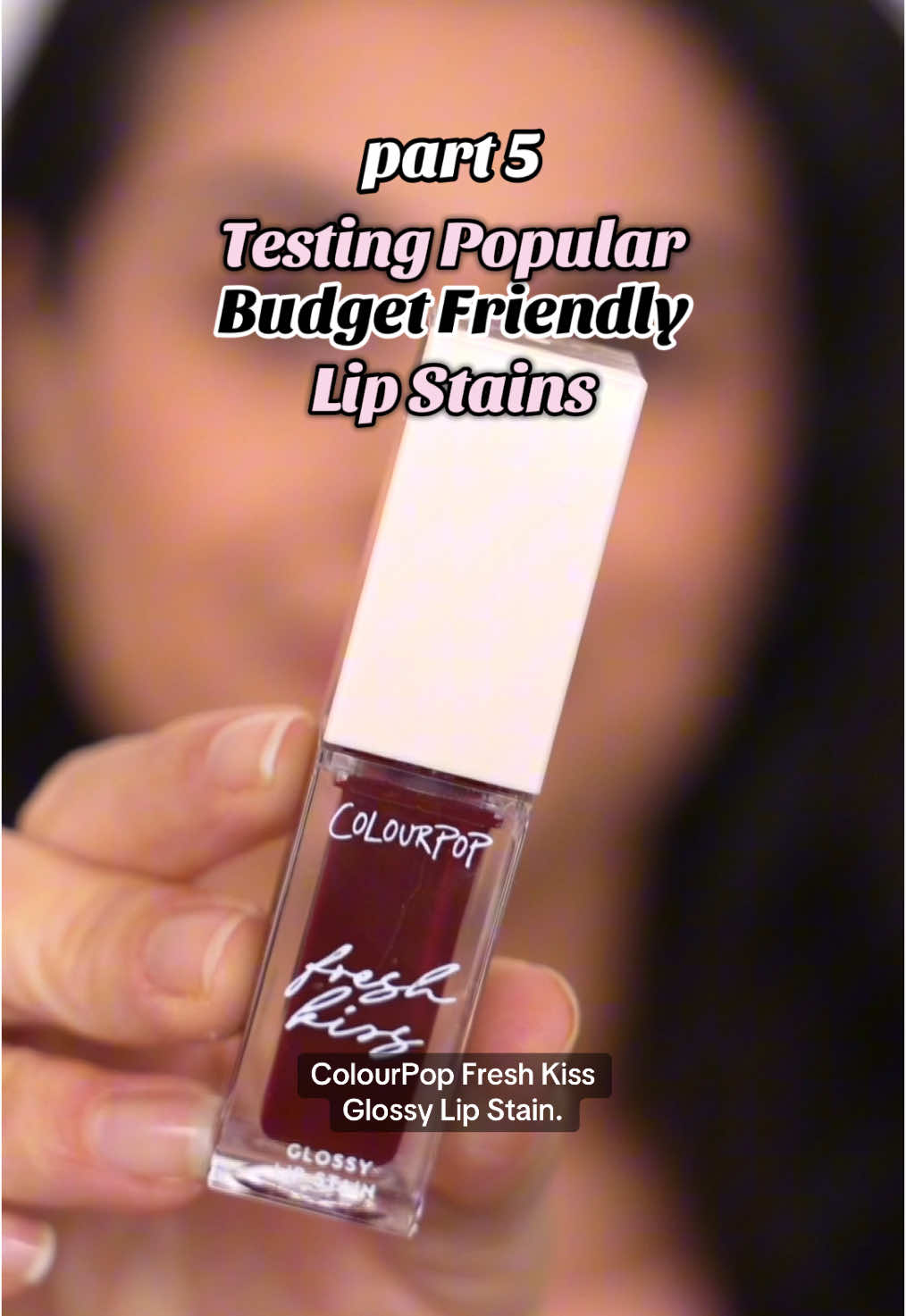 Mixed feelings on this one! The @ColourPop Cosmetics Pretty Fresh Glossy Lip Stain is pigmented and dry lip friendly, but doesn’t stay as even as the others I’ve tried.  Out of all 5 parts so far in this series, which affordable lip stain do you think works best? Last video:  @Miranda | Budget Beauty 💄  #lipstain #lipstainviral #colourpopcosmetics #colourpopme #colourpopcosmetics #drugstoremakeup #makeuptest