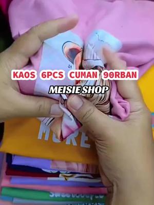 kaos 6pcs cuman 90rban #kaosviral #pakethematbaju #kaosmurah #fypシ 