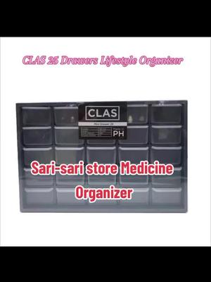 Perfect for your Sari-sari store😊 Click the yellow basket to order #fypシ #fypシ゚viral #trendingvideo #foryou #sarisaristore #organizerbox #medicineorganizer #fyppppppppppppppppppppppp #viraltiktok #tiktokuser #storemedicine