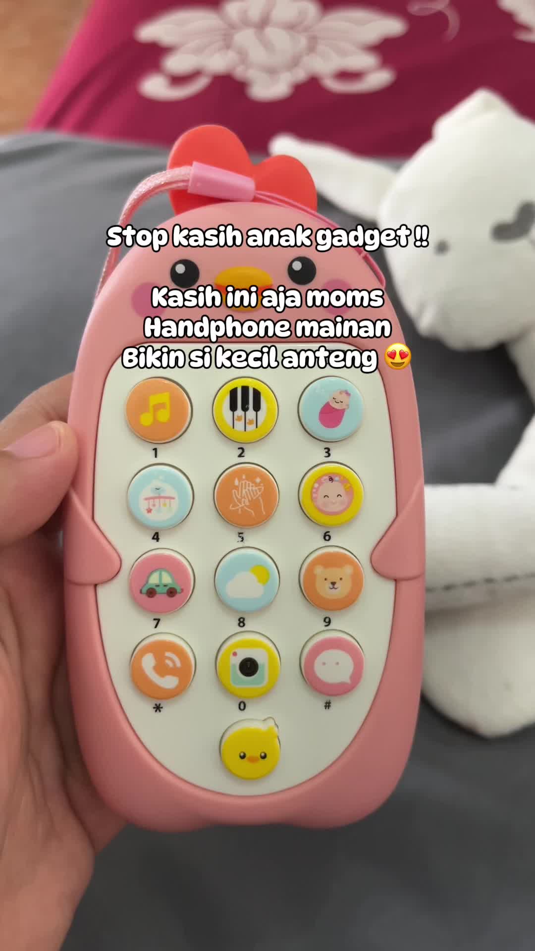 Mainan handphonr anak bikin si kecil anteng 🥰 #handphonemainan #mainanhandphone #mainanedukasi #mainananak #mainananakindonesia #fyp 