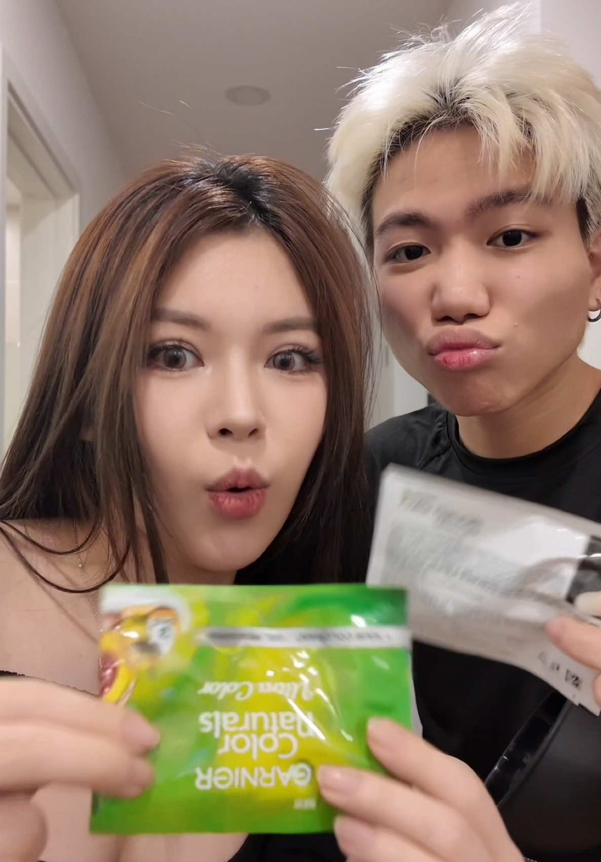 Nhuommm toc tai nha cung Ngannn Haaa#xiang#nhuomtoc#garniervn#ganierhaircolor#nhuomtoctainha