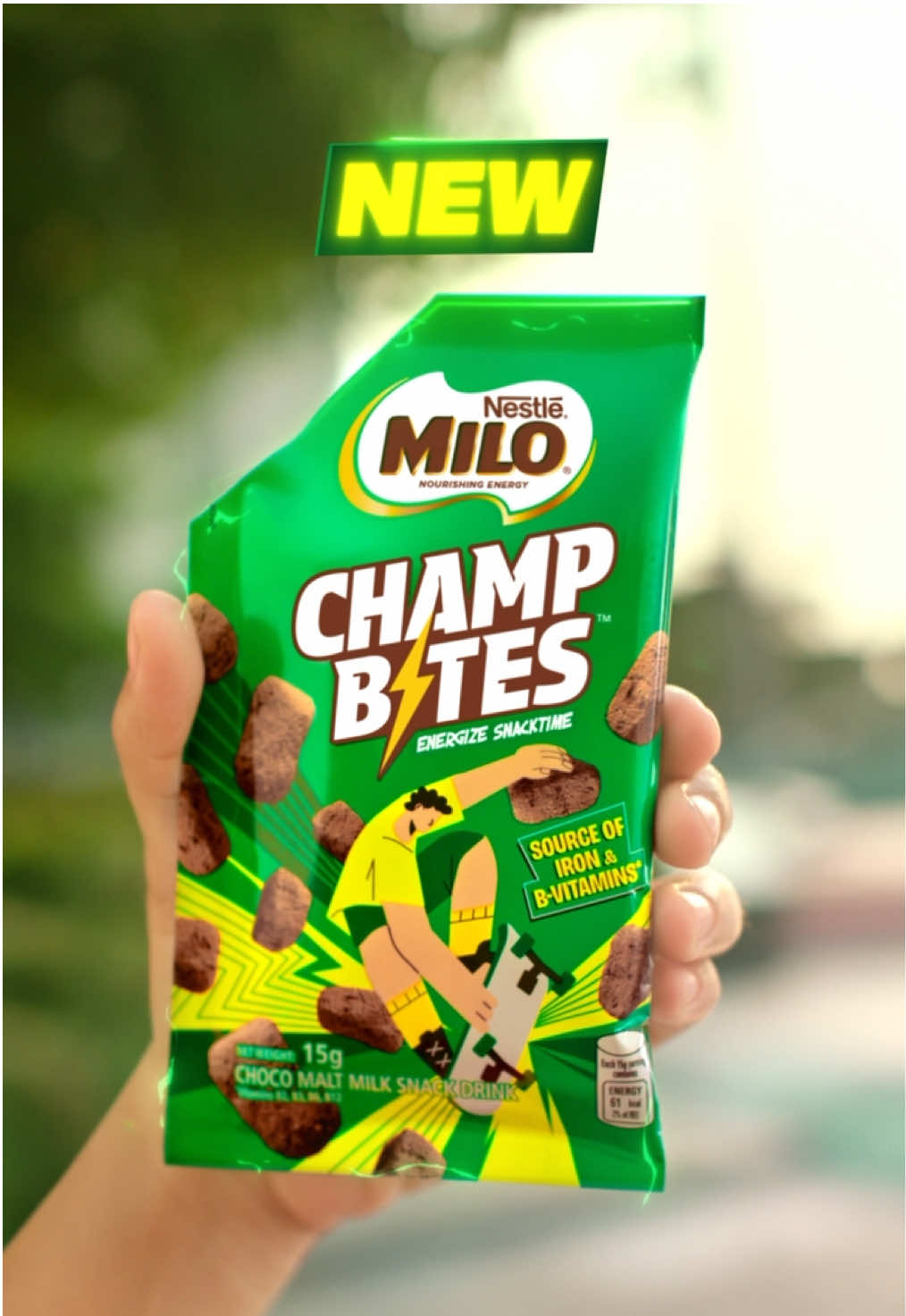 We’re entering our snack era ✨Take a bite of the NEW MILO® Champ Bites! #MILOYouCanBite #SnackTok #SkateTok Disclaimer: Kids under 4 may choke on small pieces Dangerous. Do not attempt. ASC Ref Code: N0062P050825M