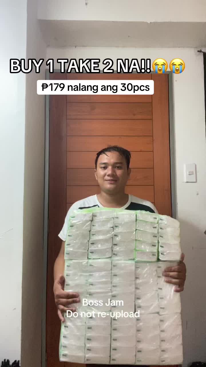 ₱179 paring ang 30pcs na tissue natin mga boss✨ #tissuepaper  #buy1take2parin 