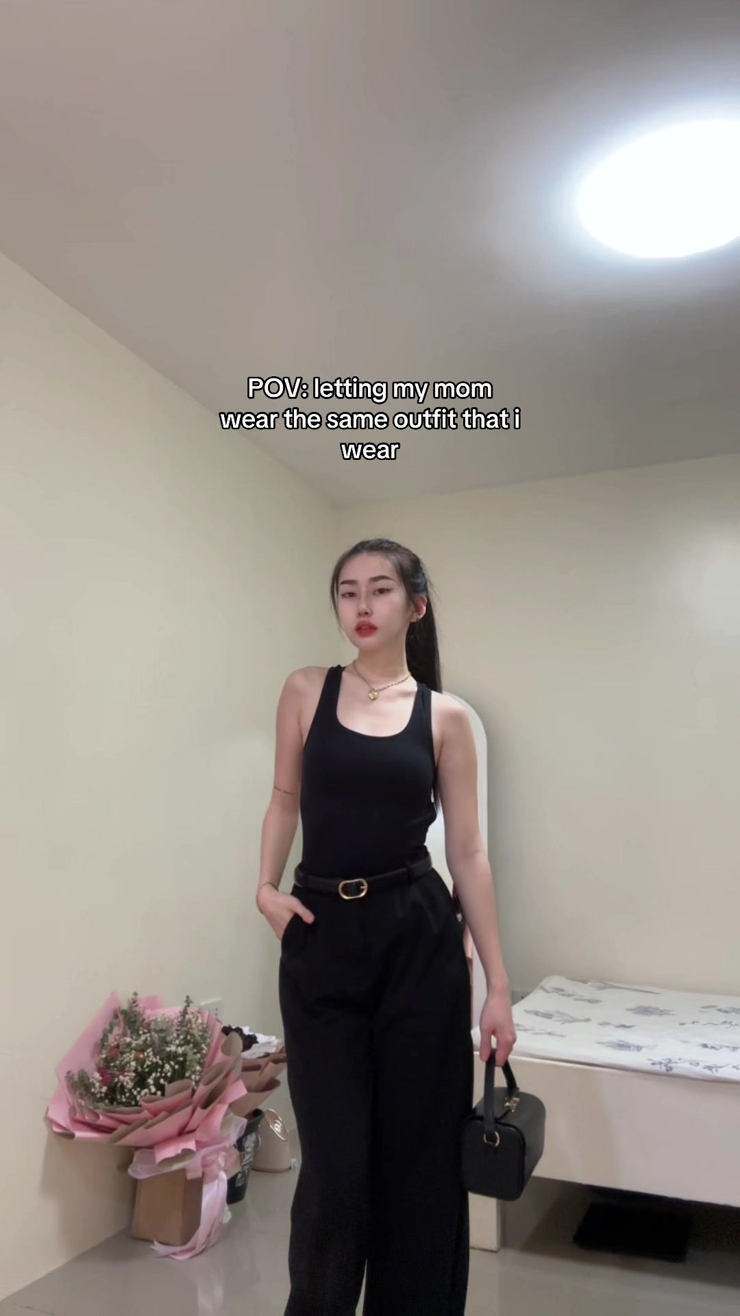 who wore it better?? #fyp #hottiediary #bodysuit #basictop #basicfit #affordable #trouserpants #buy1take1 #motheranddaughter #freeshipping 