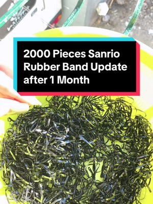 Replying to @Mommy Manels Shop 2000 Pieces Sanrio Rubber Band Update after a Month! #sanrio #rubberband #kidshair #hairaccesories 