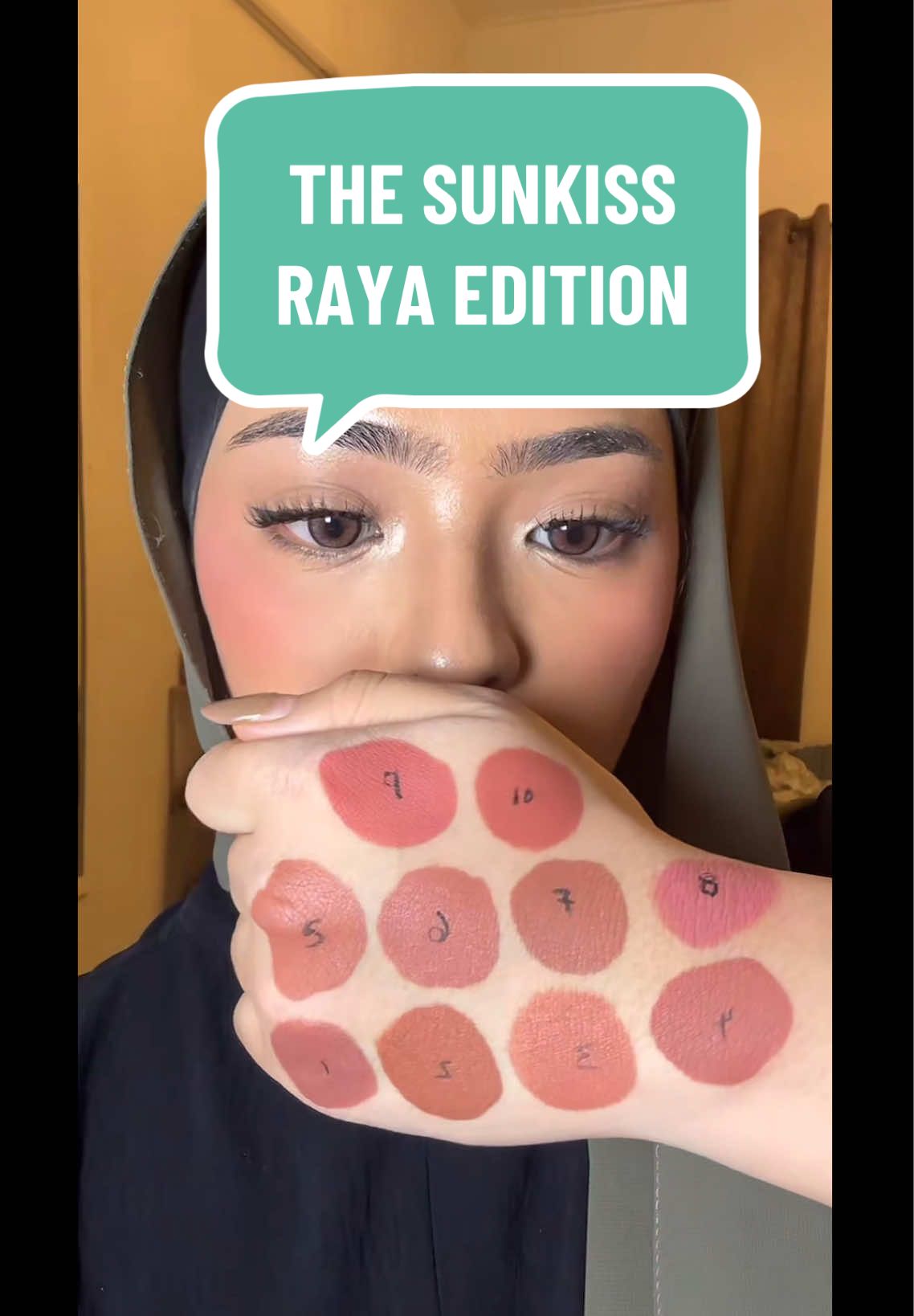 EDITION RAYA THE SUNKISS LIPMATTE , CEPAT BELI COLOR SEMUA CANTIK😍 #fypシ゚ #thesunkiss #thesunkisslipmatte #intanzulipmatte #lipmatteviral 