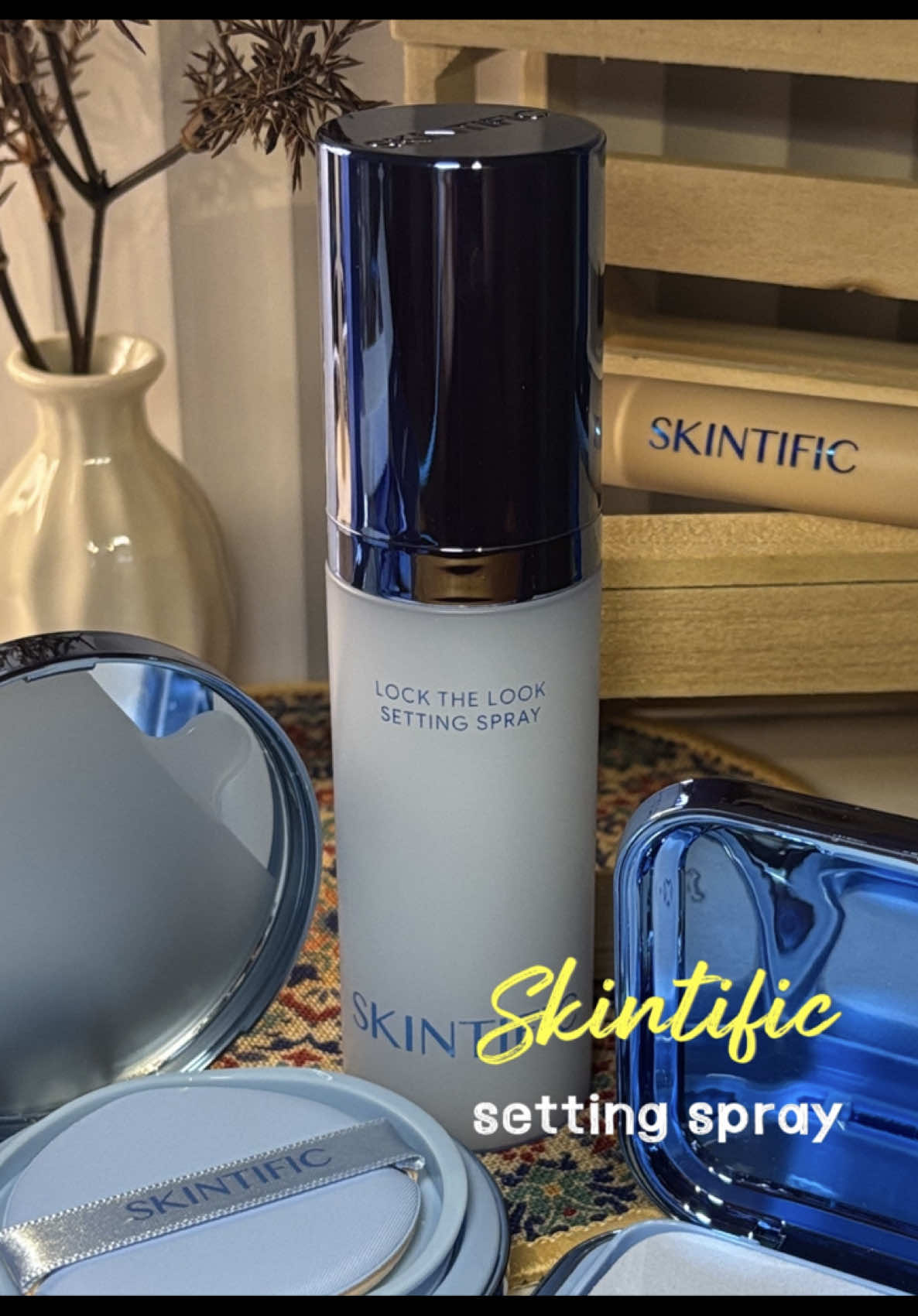no touch up needed bestie #skintific #skintificsettingspray #CapCut 