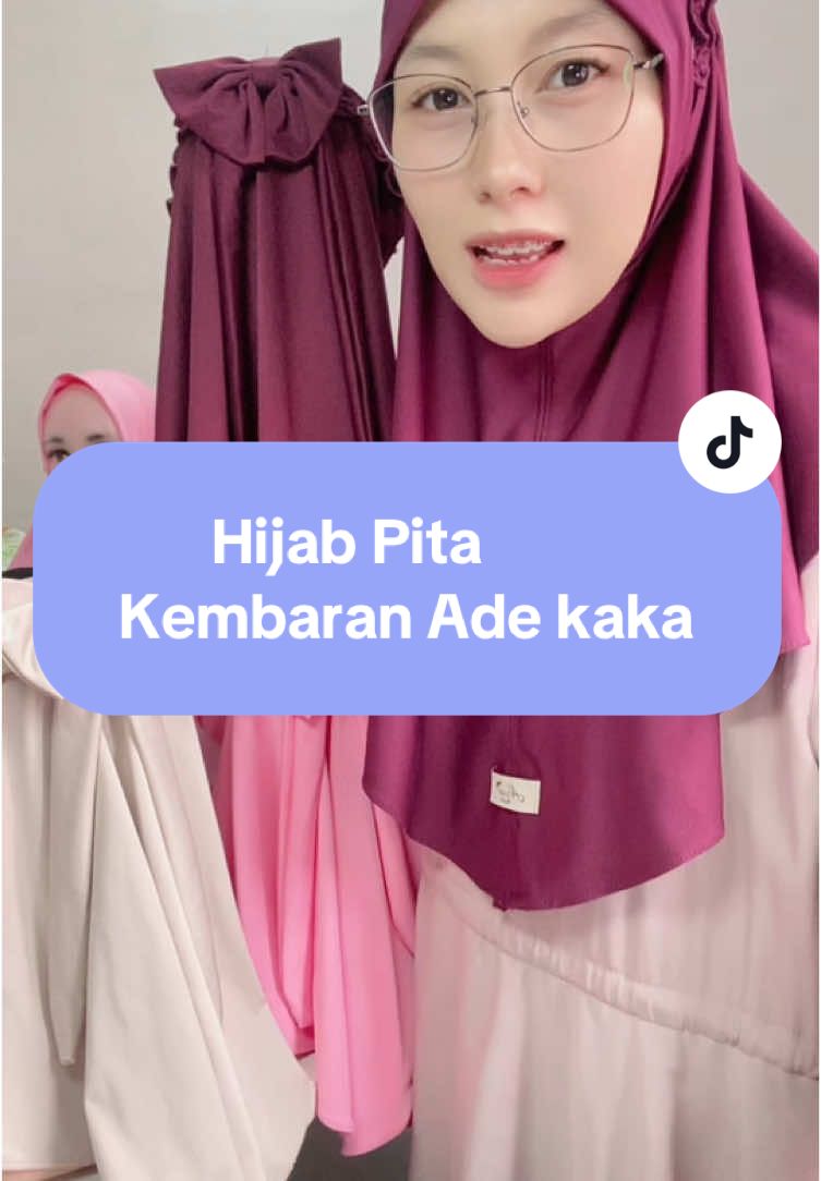 Rekomendasi Hijab pita untuk anak kembaran ade kaka