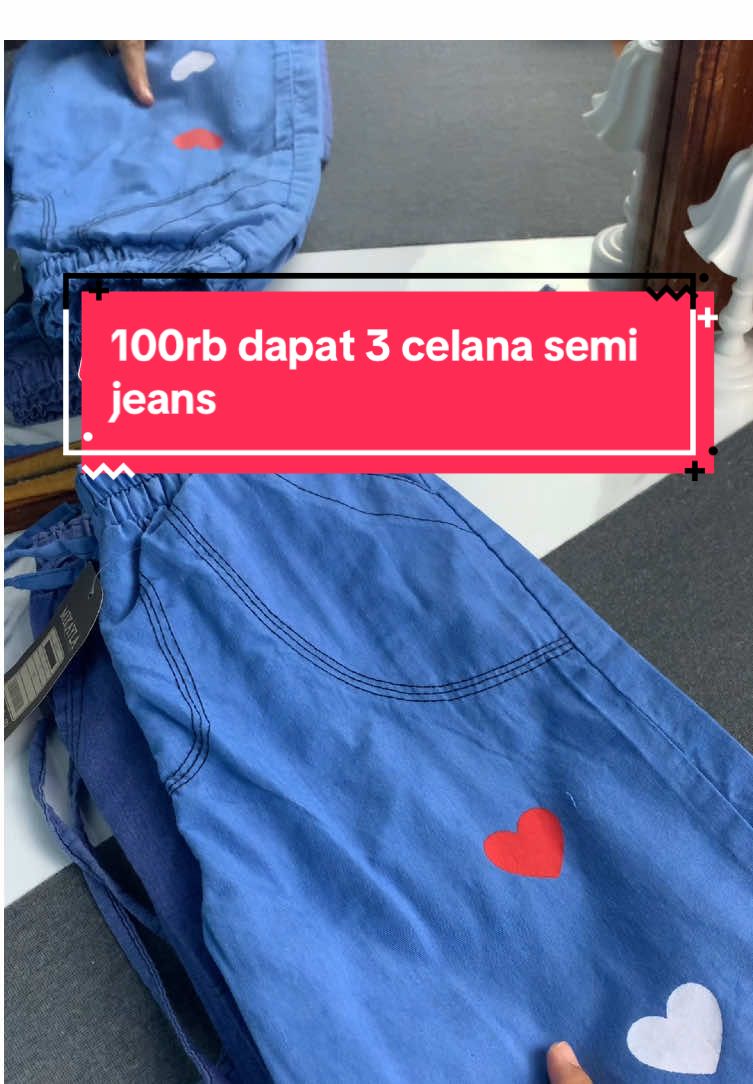 Beli banyak lebih hemat 🥰 #celanaanakperempuan #kulotjeans #kulotanak #jeansanak #jeansmurah 