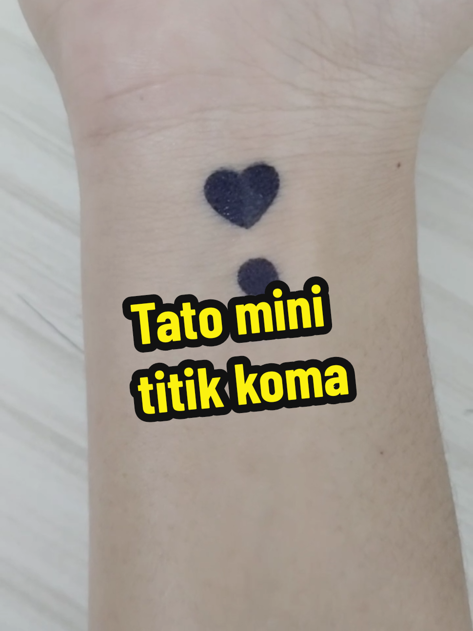 Tato mini titik koma#promomakangajian #belilokal #potatoo #semipermanent #peromoguncang88 #gajiansale #promoguncang88 