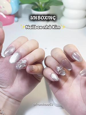 xinh mà hạt 🌰 qá tr  @Tiệm Nail Nhà Kim #nailbox #unboxing #review #franchanz52 #viral #xuhuong #fyp #foryou 