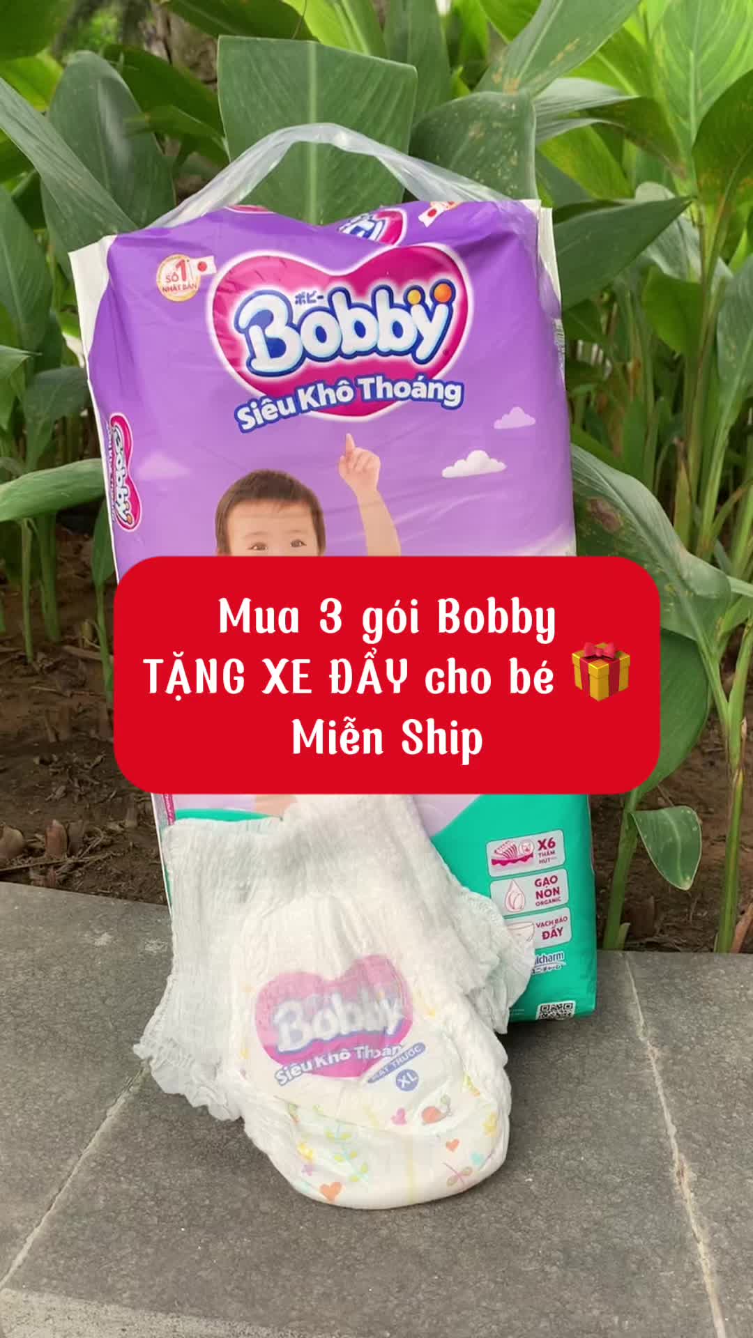 Bỉm quần Bobby mega jumpo mua 3 tặng xe đẩy 35 chi tiết cho bé #xuhuong #bimquanchobe #bimquan100mieng #bimquanbobby #bimbobby #taquanchobe #mebimsua 