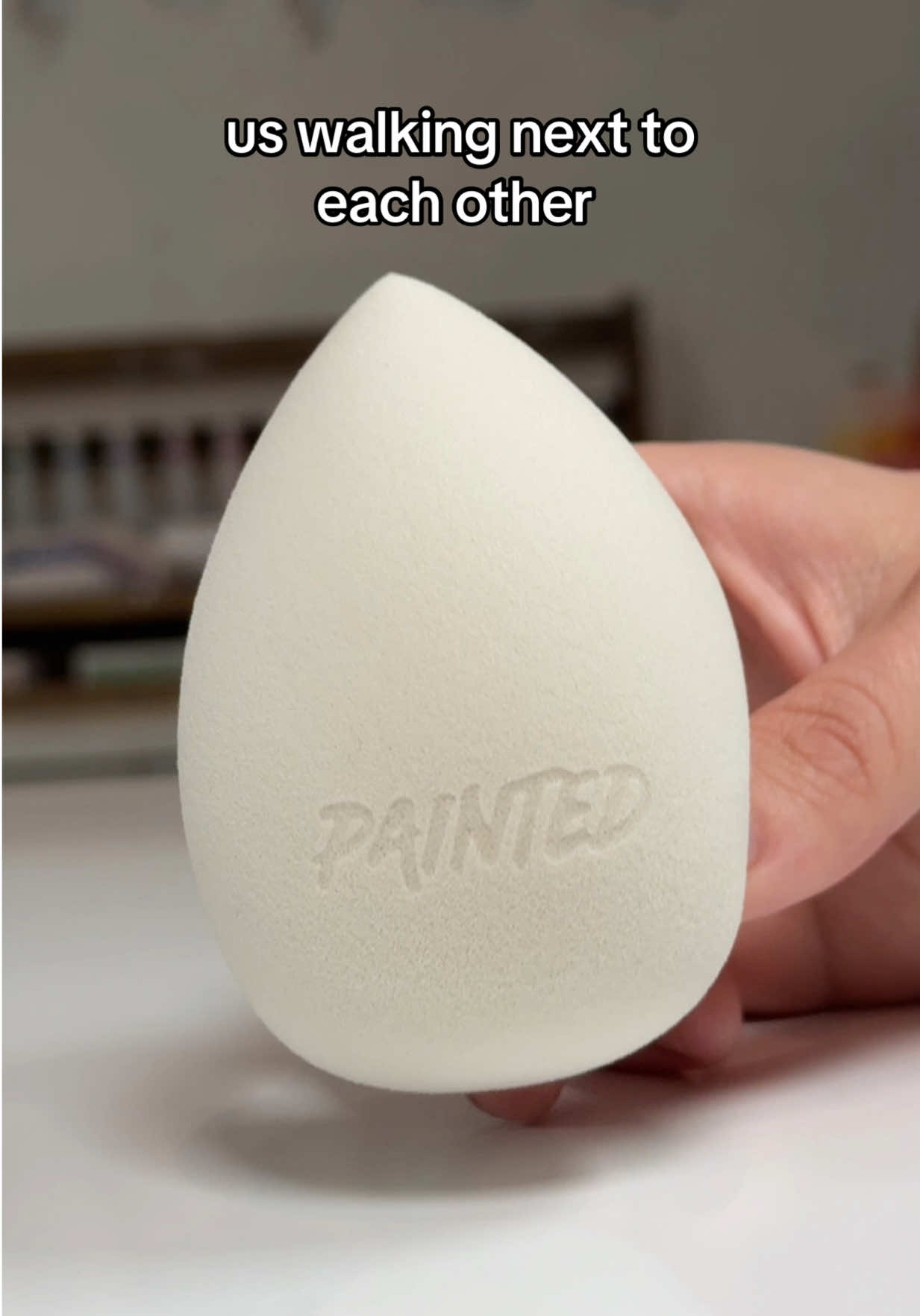 Normal beauty sponge vs PAINTED 😌 Shop now on the TikTok shop 🤍 #painted #makeup 