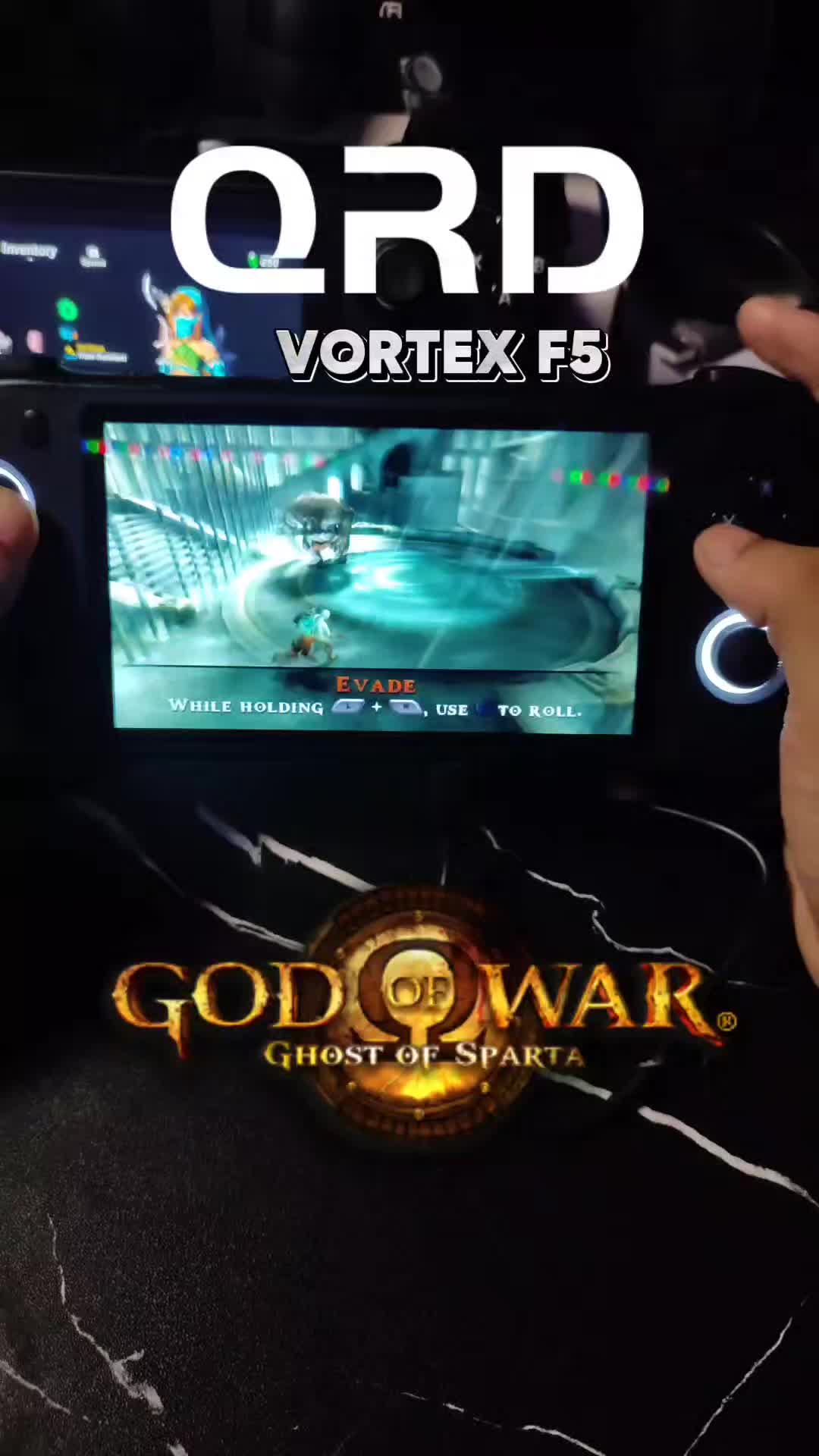 God Of War Ghost of Sparta on Qrd vrotex f5 #godofwarghostofsparta #gamingHub #qrdvortexf5 #fyp 
