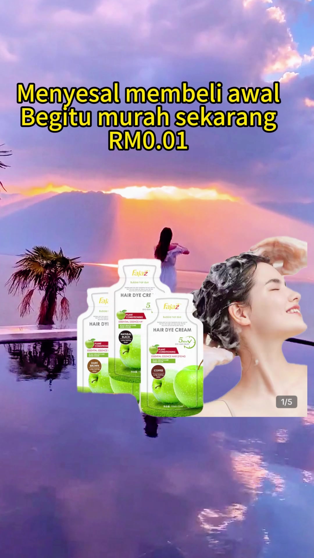 5pcs-150ml-fajazz-Pewarna ramb