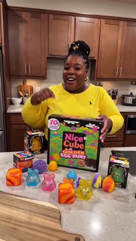 SMALL RESTOCK Golden egg hunt Easter fidget toy stress ball bundle-Official 2-Day Express Shipping.snag yours before they’re sold out for good!😍🐰🐣#needoh #easterneedoh #fidget #fidgettoy #tiktokshopcreatorpicks 