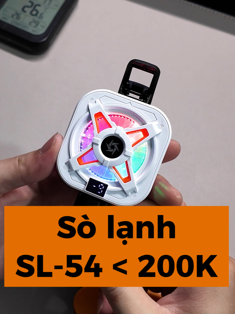 Sò lạnh bây giờ rẻ thật SL54: Quạt tản nhiệt điện thoại dưới 200K #daicongnghe #thanhcongnghe #learnontiktok #novagr