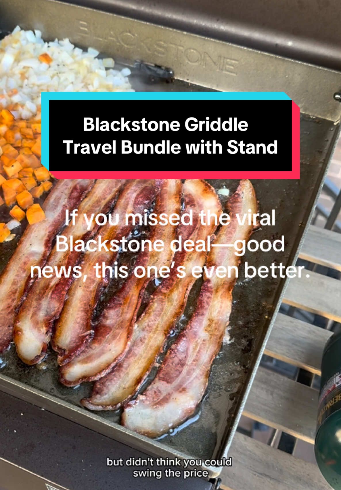 The 17" @Blackstone Griddles tabletop grill I showed last week sold out fast—so @QVC, Inc just launched a new bundle with a stand, accessories, and travel case. If you missed it before, this one’s even better. #creatorsearchinsights #BlackstoneRecipeIdeas #BlackstoneGrill #GriddleCooking #TikTokShopCreatorPicks #QVCTikTokSuperBrandDay #TikTokShopMemorialDay #tiktokshopfathersday #OutdoorGrilling #GrillSeason #QVCFinds #tiktokshopsummerturnup #ifyouknowyouknow 