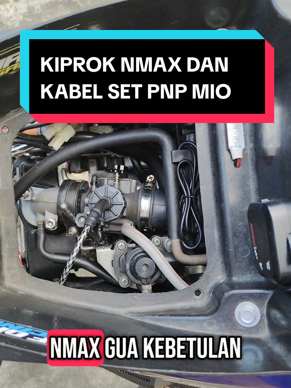 Membalas @zallror3 nih kiprok NMAX dan kabel set untuk pemasangan di Mio karbu tinggal colok colok aja sudah PnP #miosmile #miosporty #mioproper #miomodifikasi #miokarbu 