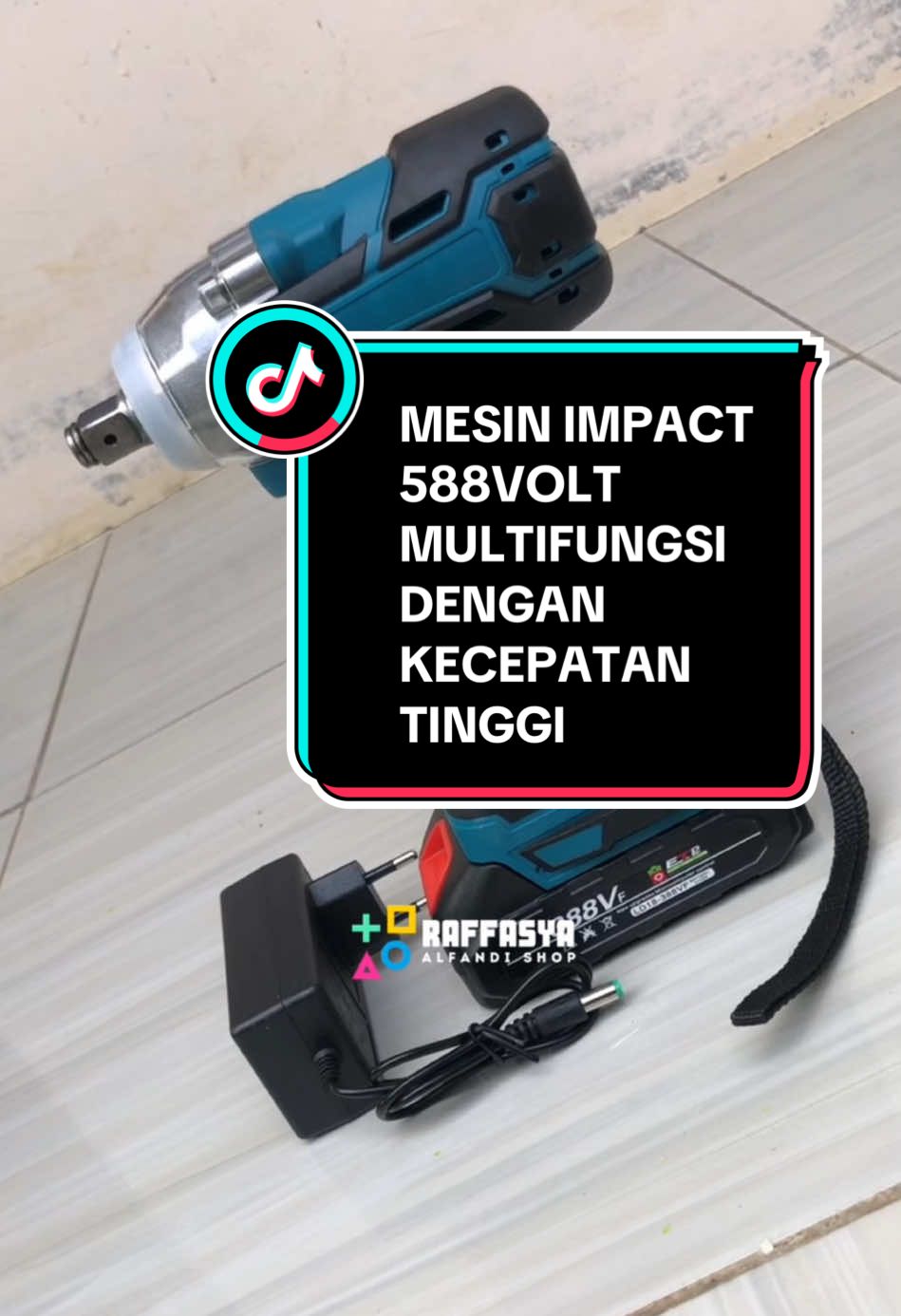 Rekomendasi Impact Wrench Cordles 588Volt 680Nm Untuk Bongkar Pasang Baut Dan Lain Lain ! #impact #impactwrench #mesinimpactwrench #mesinbor #tiktokshop 